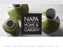 Tablet Screenshot of napahomeandgarden.com